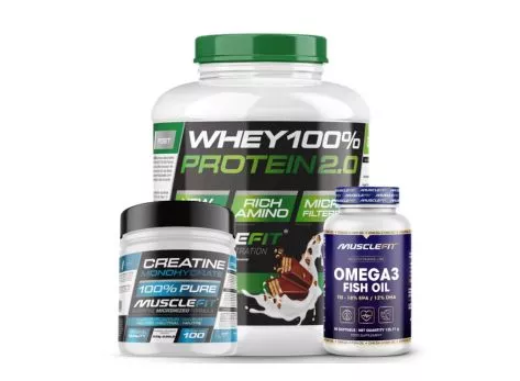 Best Protein Pack for Building Muscle: Musclefit Muscle Advance Whey, Creatine & Omega-3 Bundle Reviewed